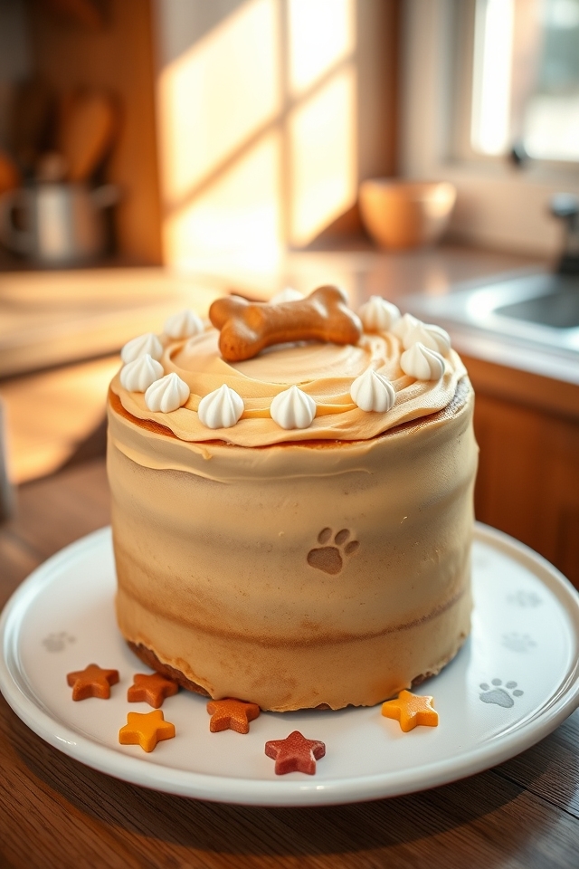 pup s peanut butter cake