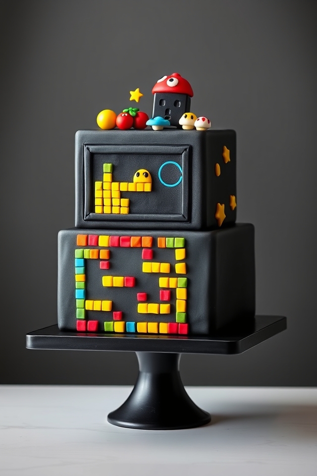 retro pixelated game delight