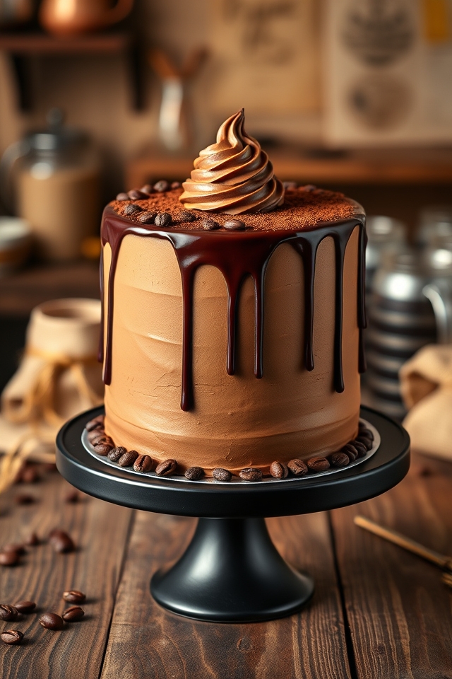 rich coffee infused cake delight