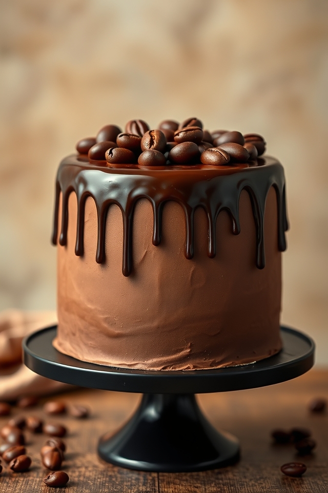 rich mocha ganache elegance