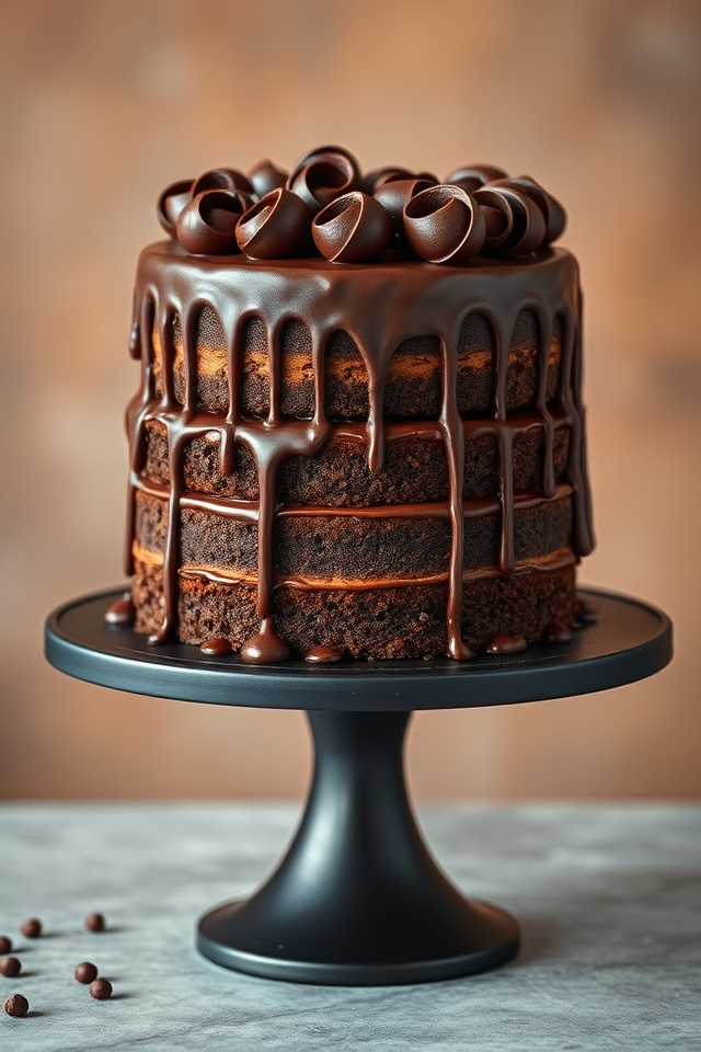 rich velvety chocolate ganache