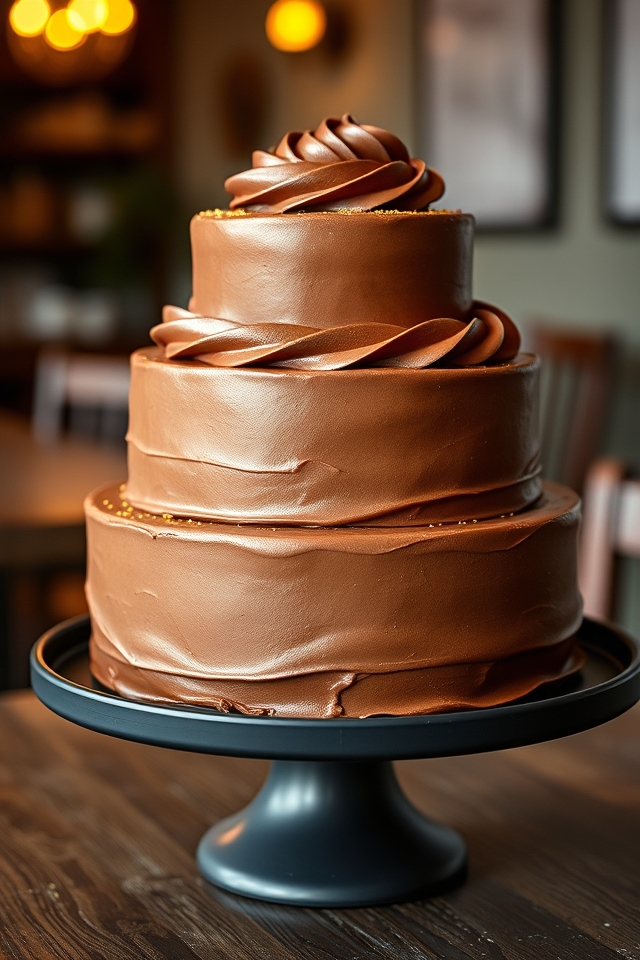 rich velvety cocoa buttercream
