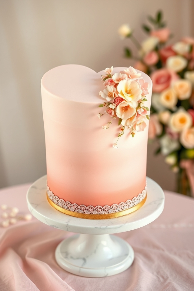 romantic heart shaped elegance