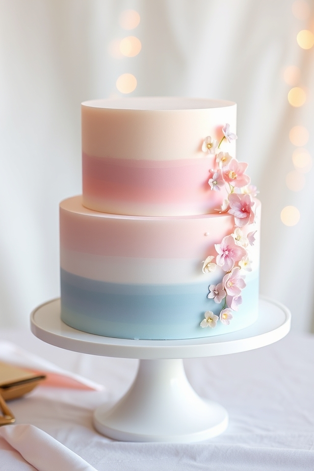 romantic pastel ombre magic