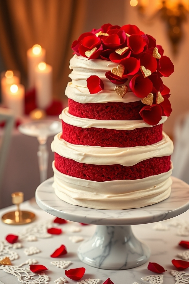 romantic red velvet dream