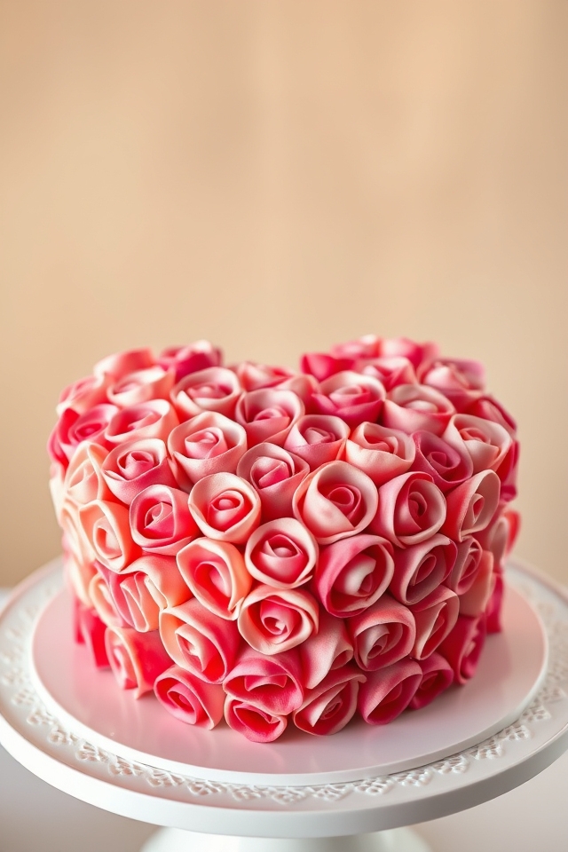 romantic rose petal masterpiece