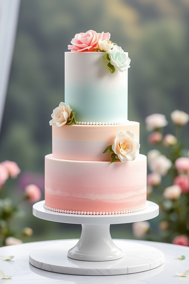 romantic soft pastel shades