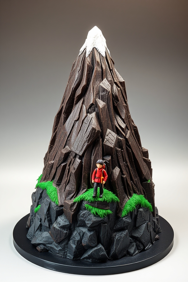 rugged mountain hiker design