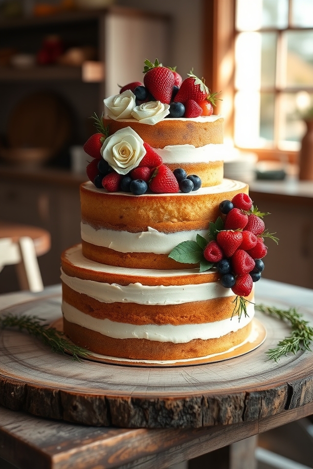 rustic exposed layer elegance