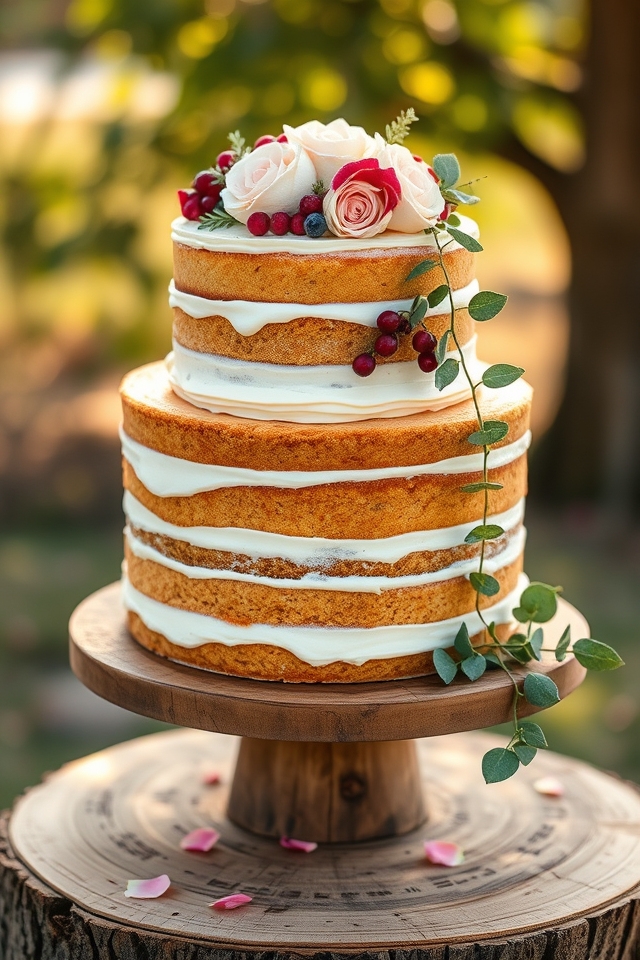 rustic exposed sponge layers