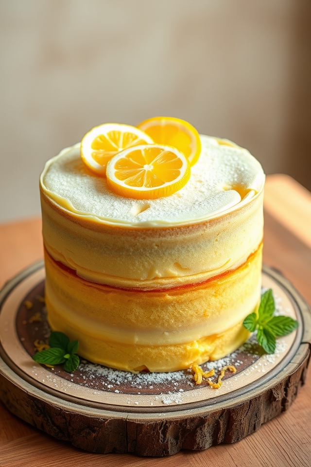 rustic lemon zest cake