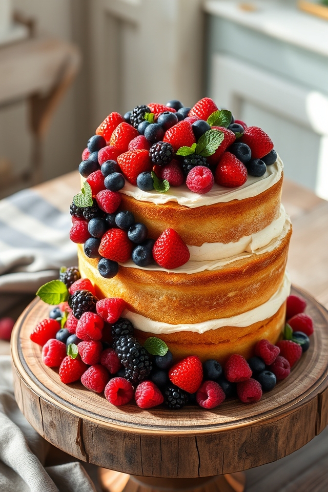 rustic naked berry delight