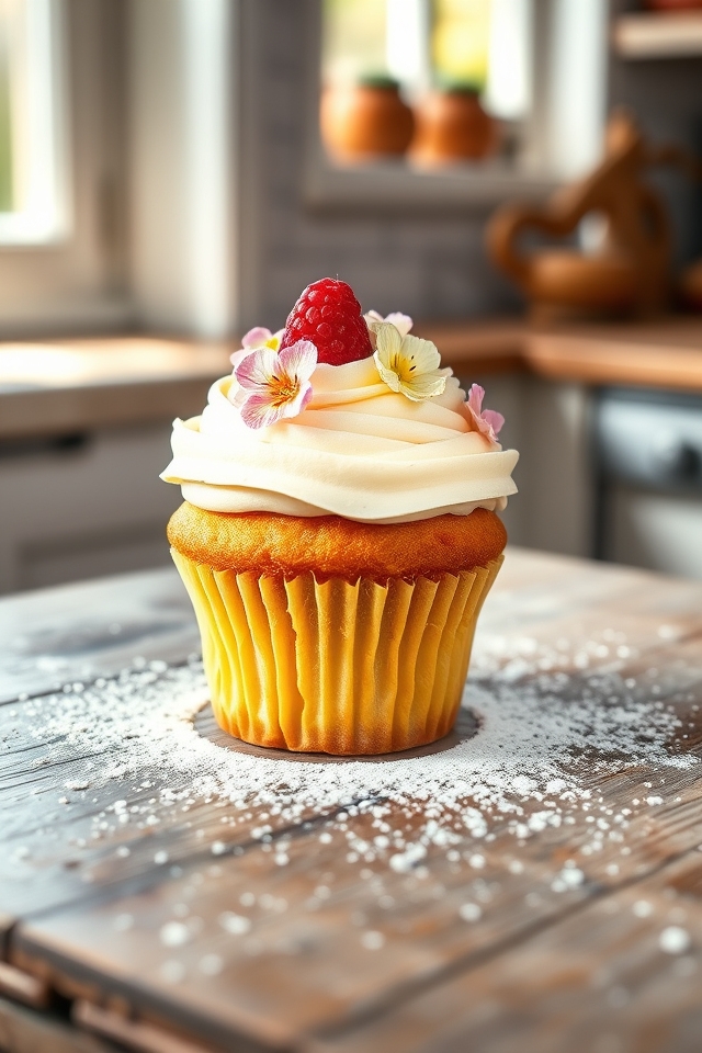 rustic thin layer frosting