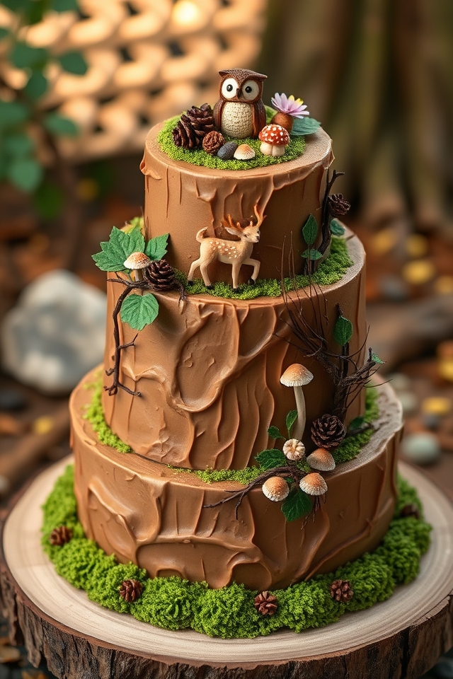 rustic woodland forest theme