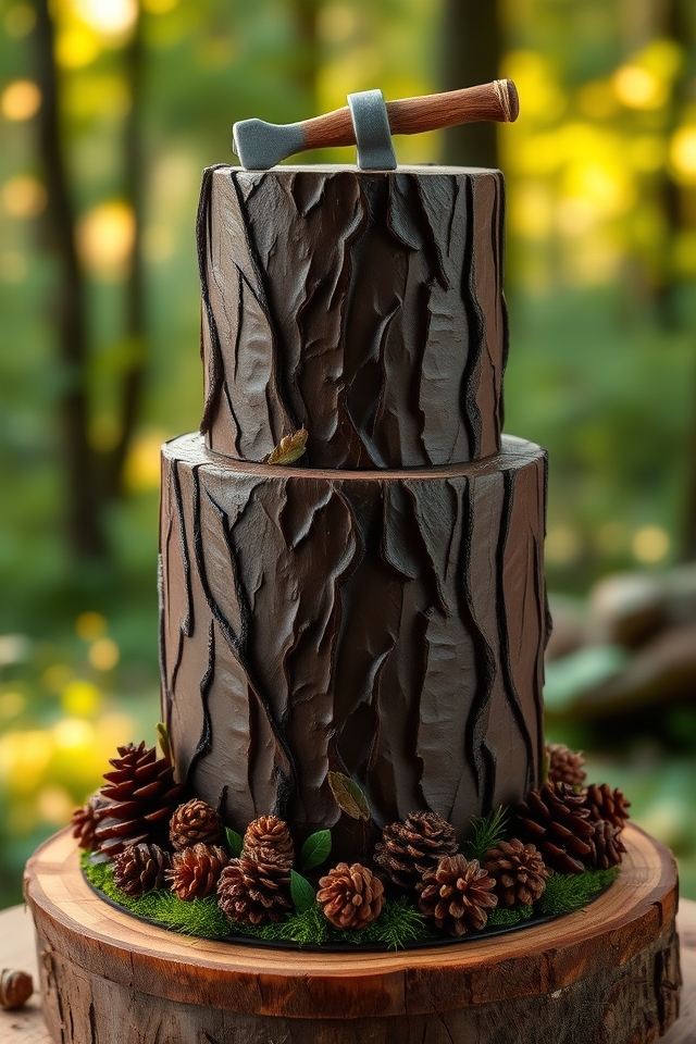 rustic woodsy charm design