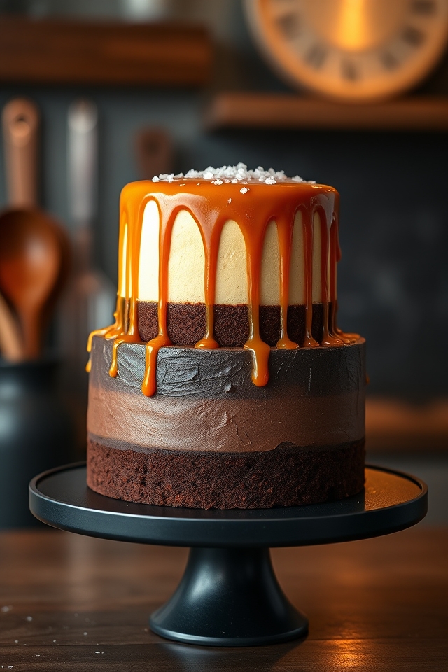salted caramel dark chocolate indulgence