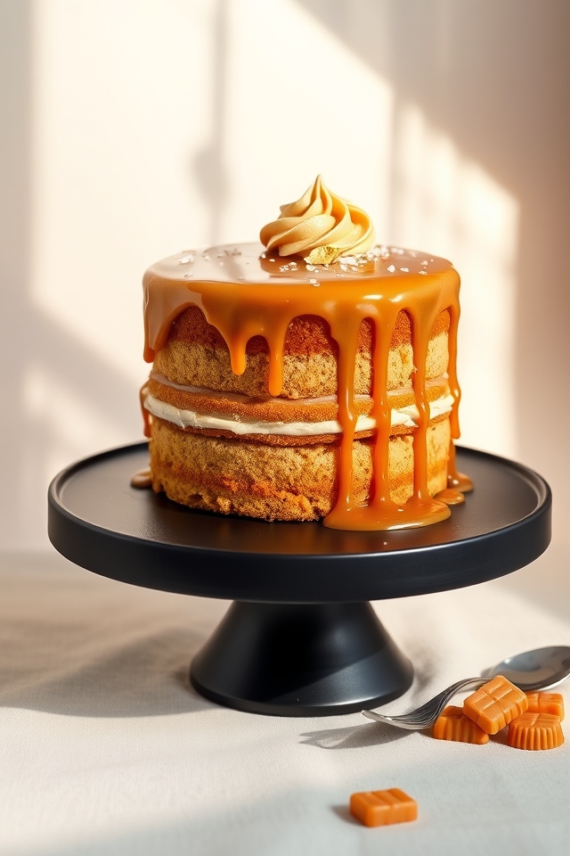 salted caramel indulgence cake