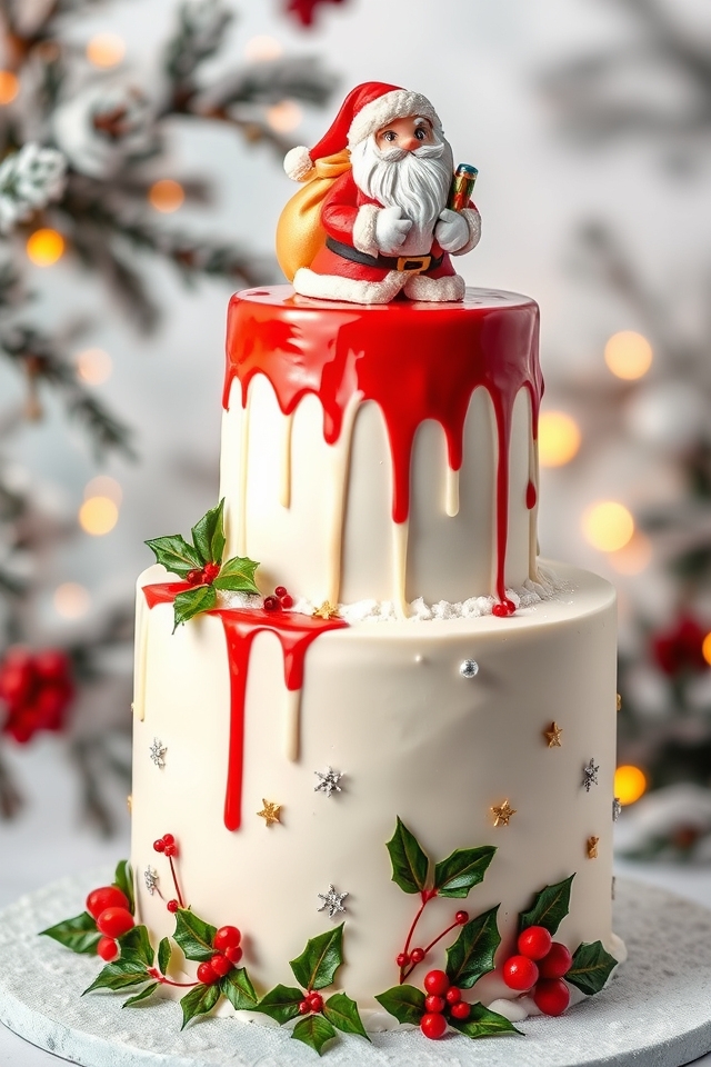 seasonal festive holiday cake designs