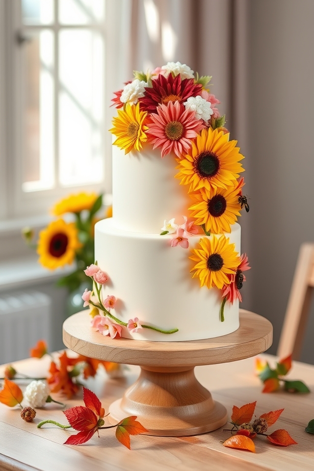 seasonal floral cake masterpieces