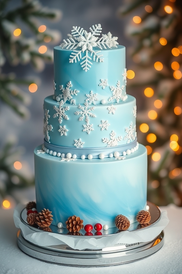 seasonal themed corporate cakes