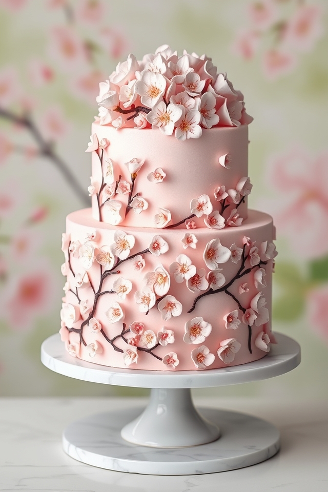 serene cherry blossom masterpiece