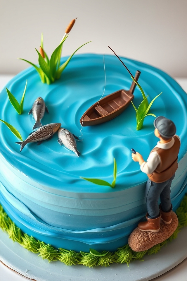 serene lake fishing delight