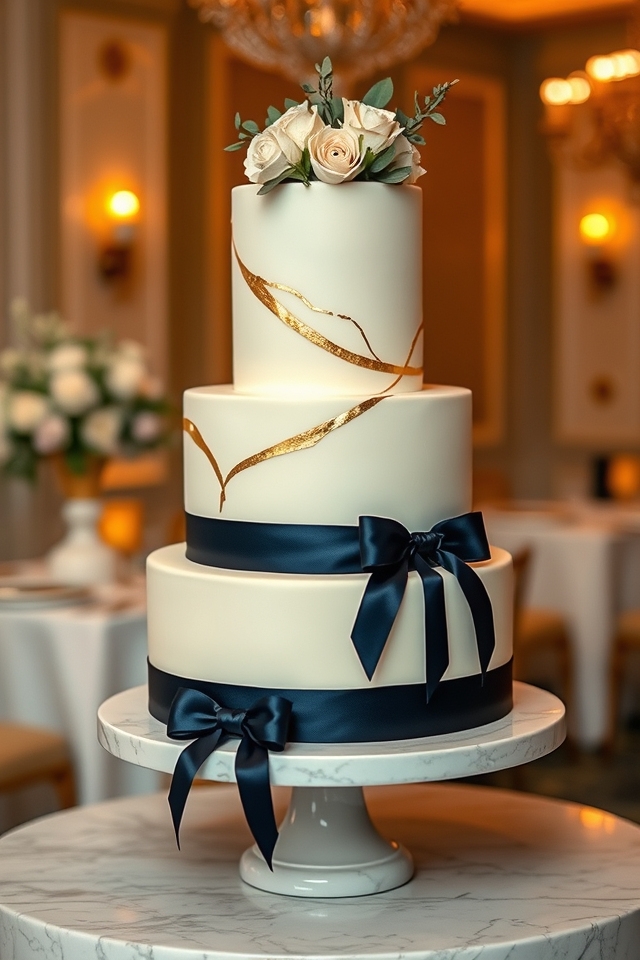 shimmering luxe gold accents