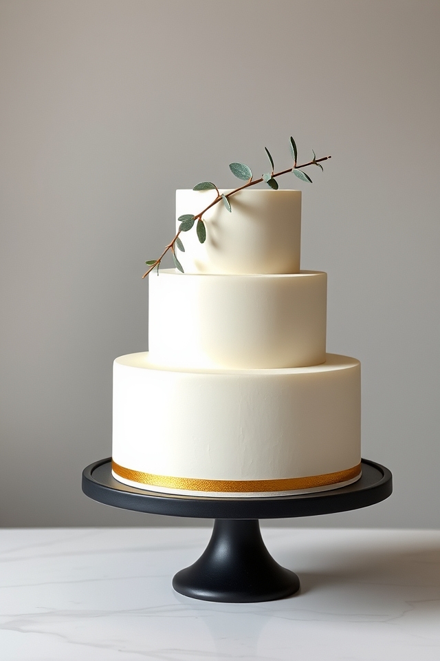 simple elegant modern cakes