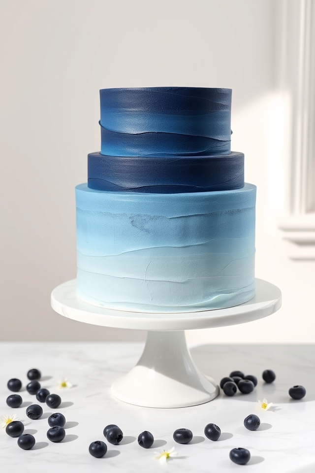 simple ombre buttercream technique