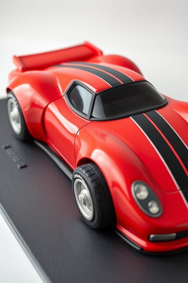 sleek aerodynamic race cake