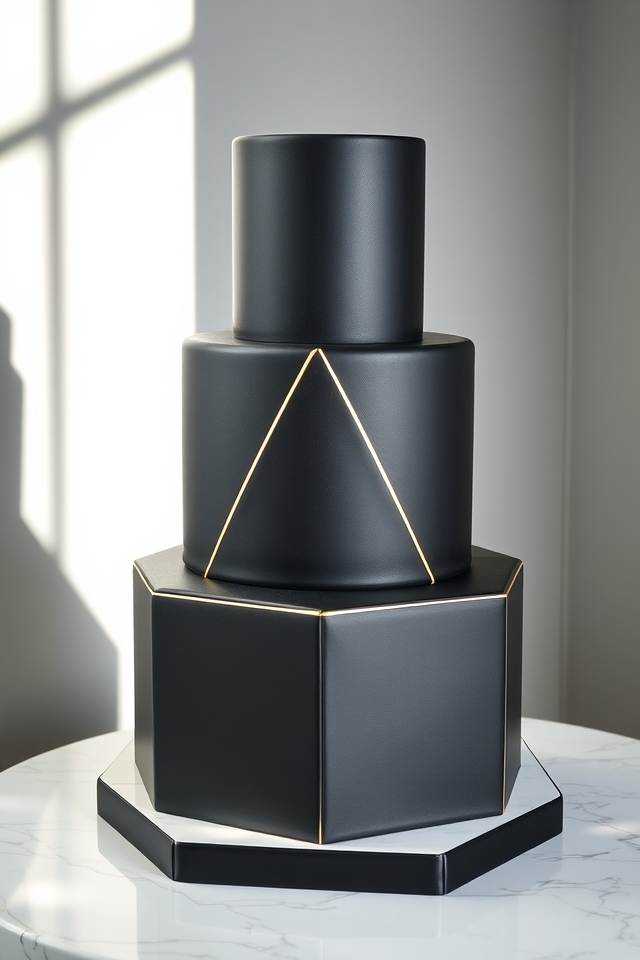 sleek geometric modern charm