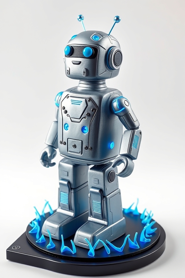 sleek robotic tech wonder