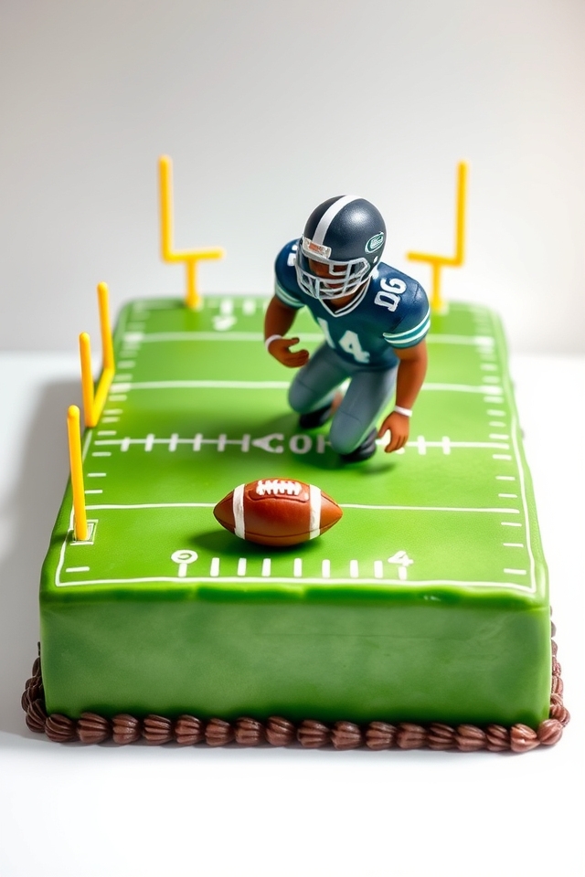sneaky football cake surprise