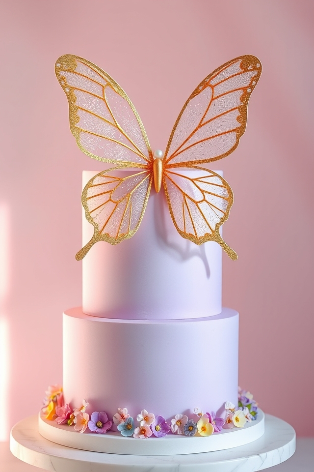 sparkling edible glitter wings