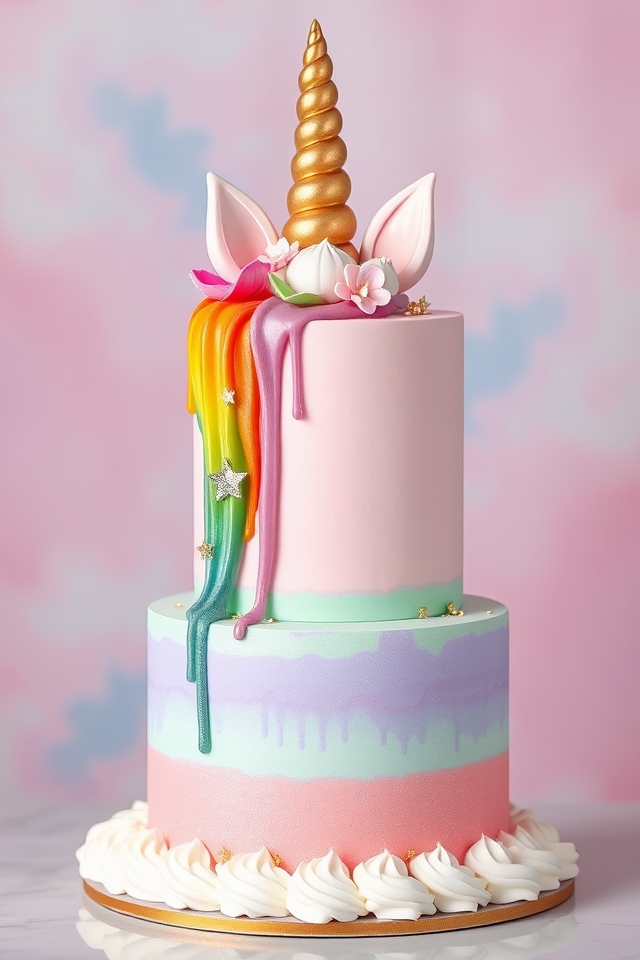 sparkling unicorn magic cake