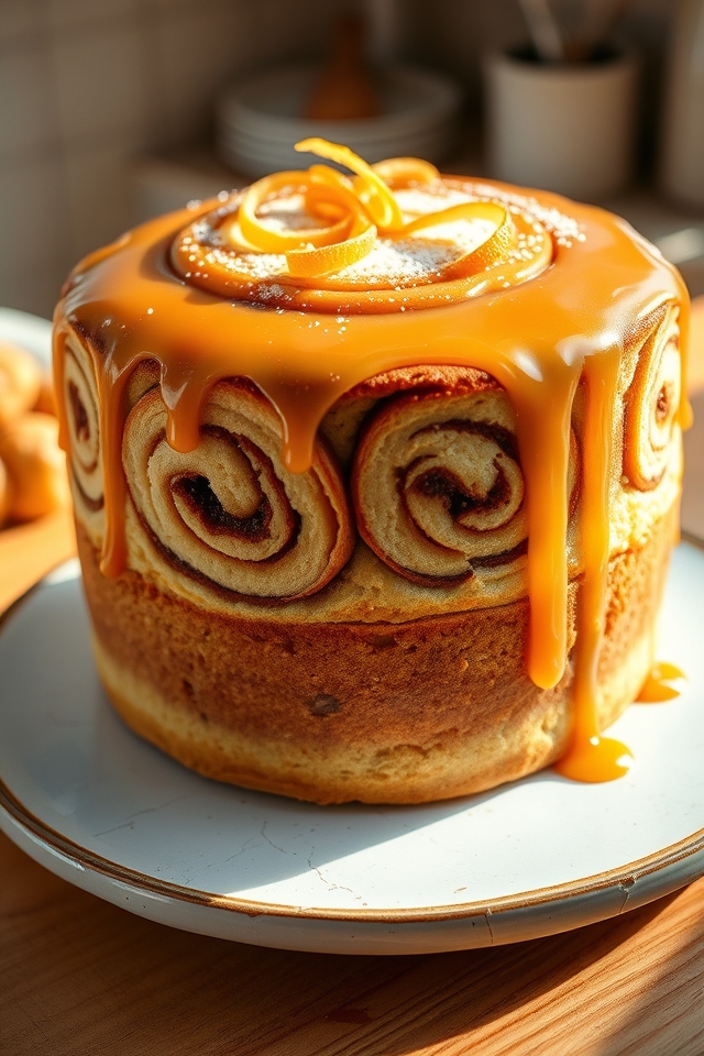 spiced orange cinnamon cake