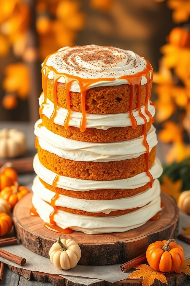 spiced pumpkin layer delight