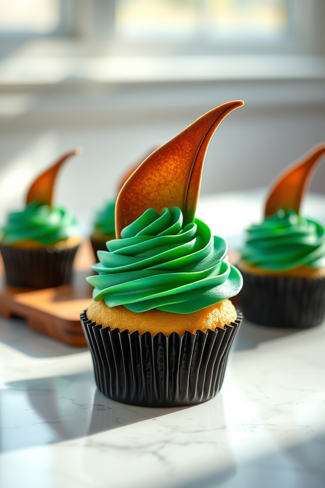 spinosaurus sail cupcake toppers