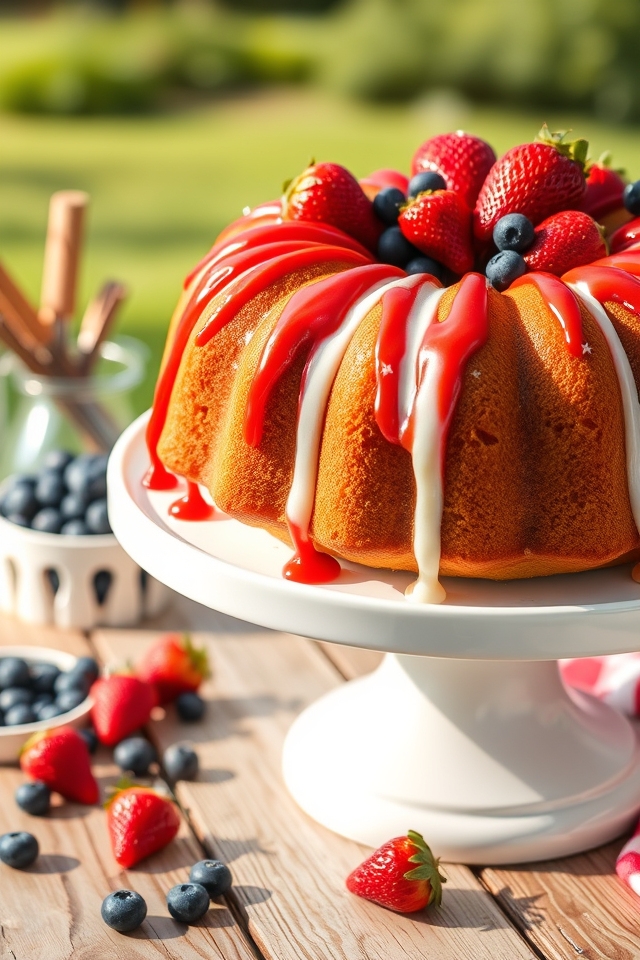 star spangled bundt cake