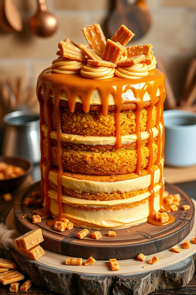 sticky toffee crunch surprise