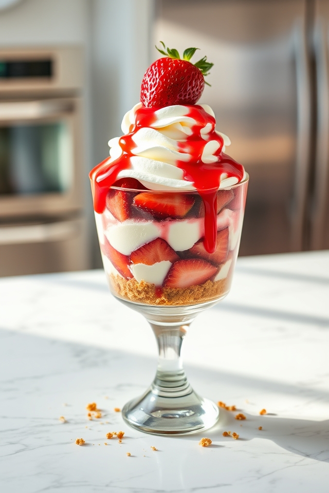 strawberry cheesecake sundae surprise