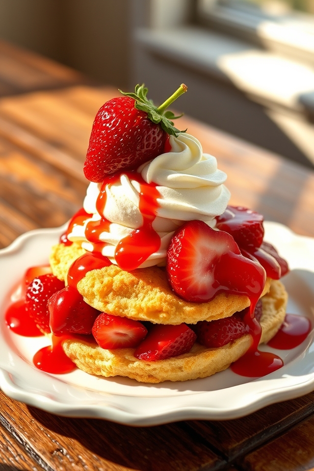strawberry shortcake sundae fusion