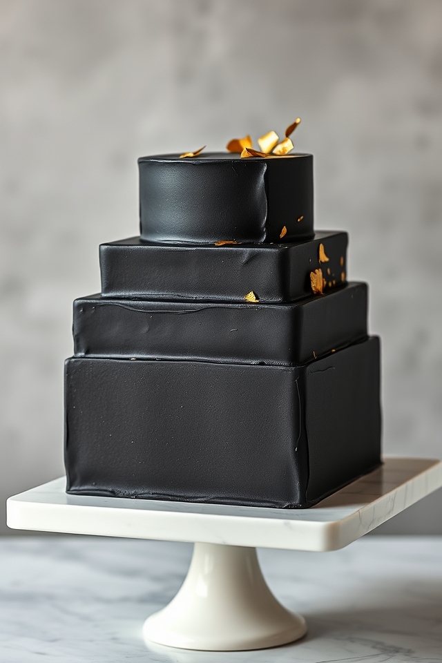 stunning edible gold accents