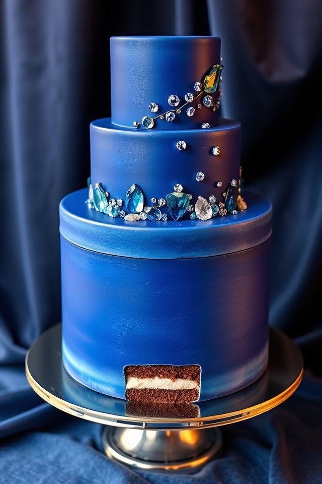 stunning sapphire blue masterpiece
