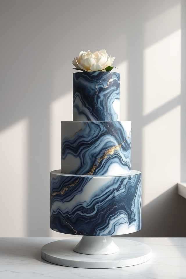 stunning swirling marble elegance