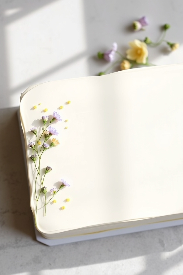 subtle minimalist wildflower designs