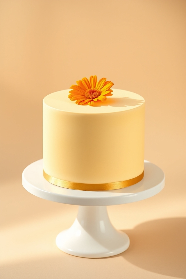 subtle yellow minimalist elegance