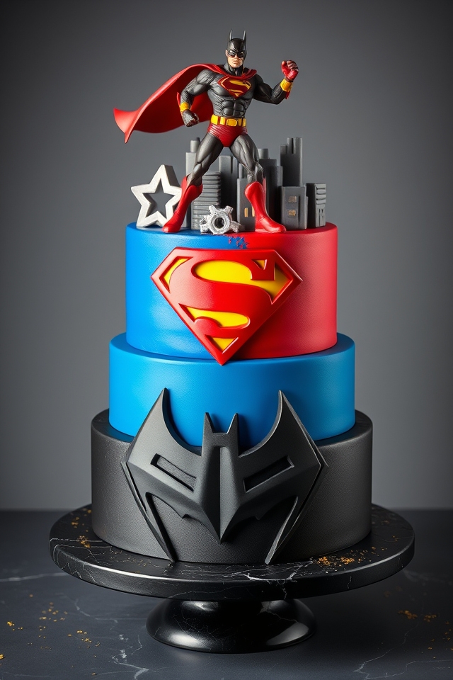 superhero strength iconic cake