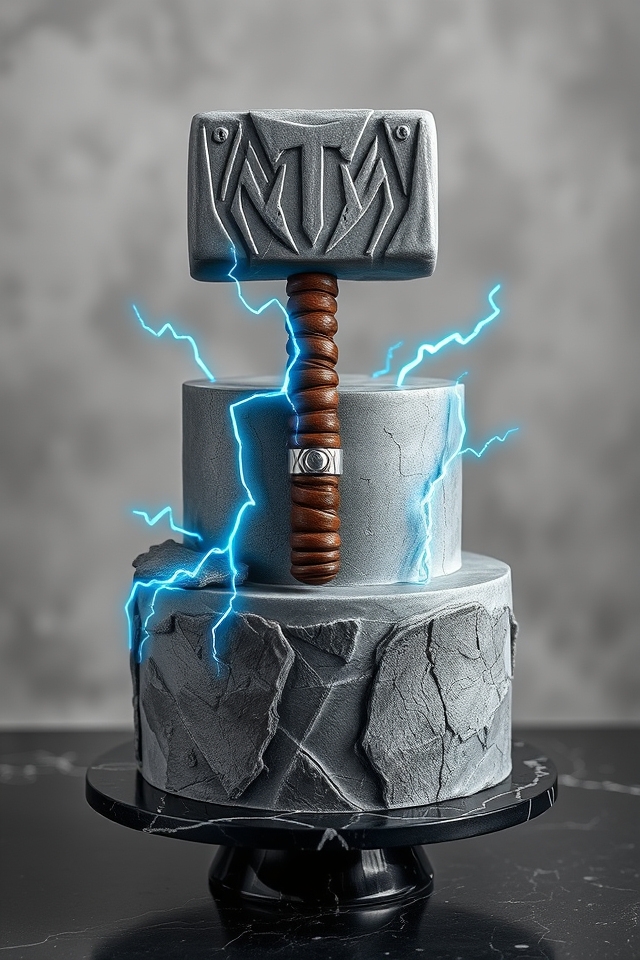 thor s hammer lightning design