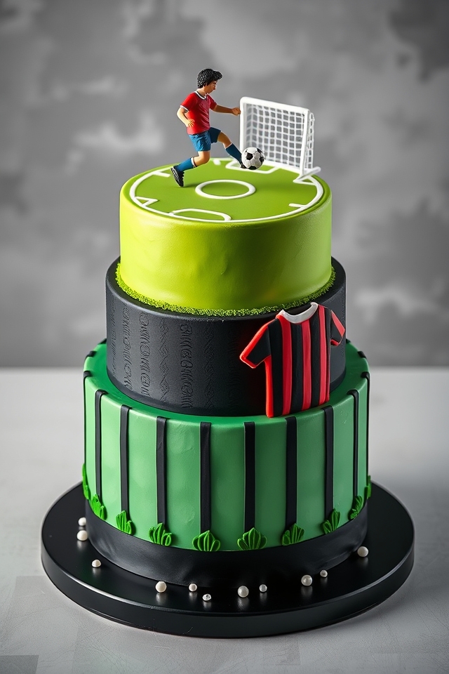 thrilling sports victory cake